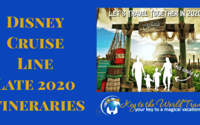 Disney Cruise Line Late 2020 Itineraries Announced