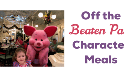 Off the Beaten Path Character Meals at Walt Disney World®