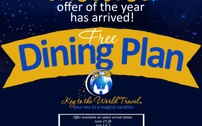 Summer 2020 Free Dining Walt Disney World® Promotion