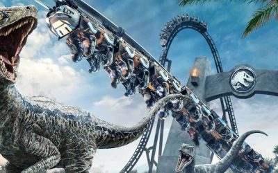 The all-new VelociCoaster is opening June 10th at Universal Orlando Resort