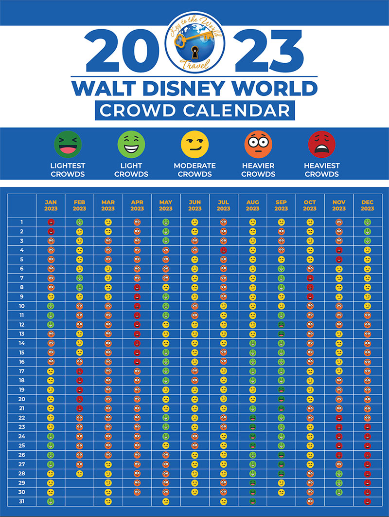 disney cruise crowd calendar