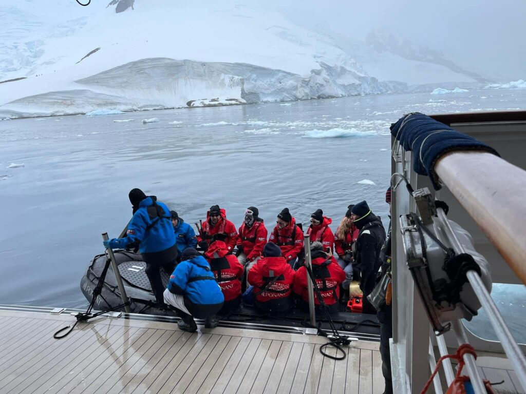 Adventures by Disney Antarctica, zodiac boat launch