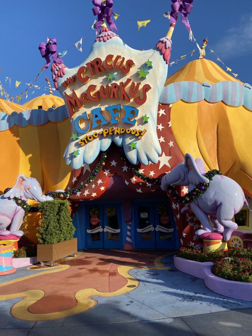 Dining in Seuss Island