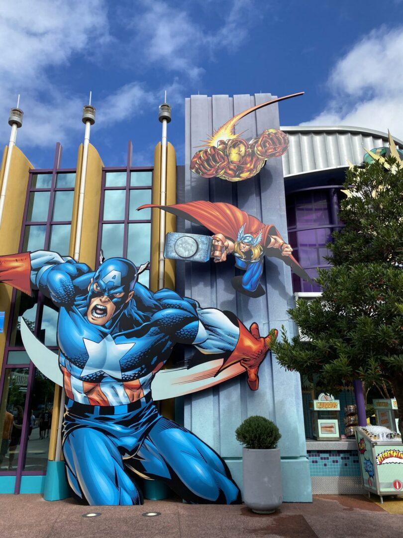 Dining in Marvel Super Hero Island