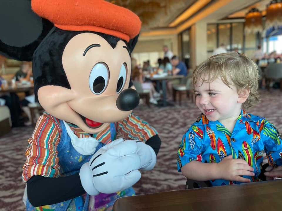 Meeting Mickey Mouse