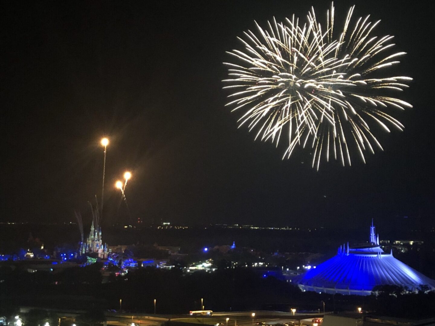 Magic Kingdom Fireworks from Disney's Contemporary Resort