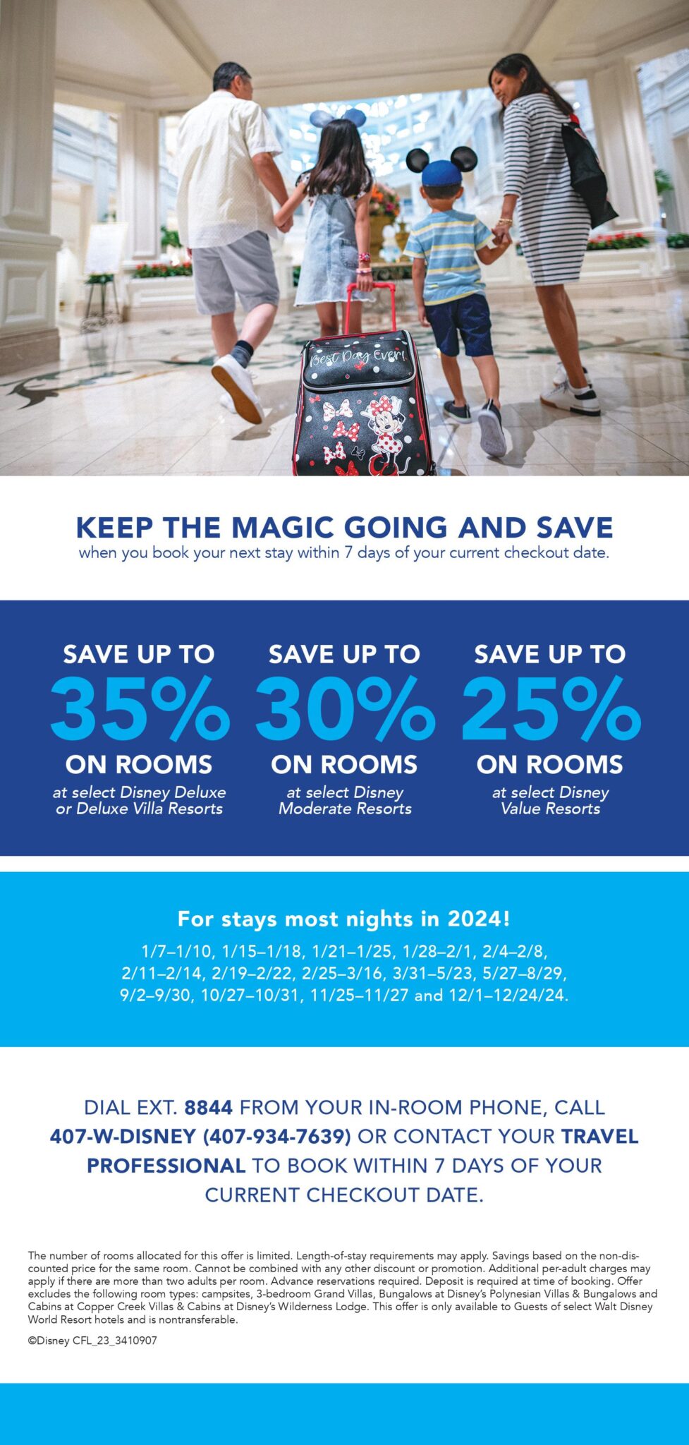 Disney World Future Stay Offer Summer 2023 - Key To The World Travel
