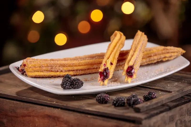Knott's Berry Farm Boysenberry Filled Churros
