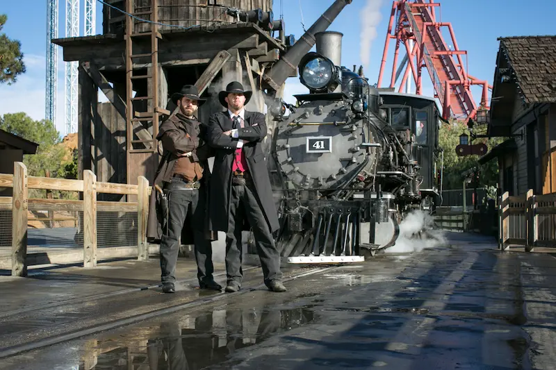 Knott's Ghost Town Train and Bandits