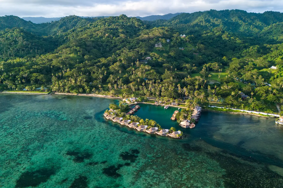 Koro Sun Resort in Fiji with Overwater Bungalows Fiji Overwater Bungalows at Koro Sun Resort