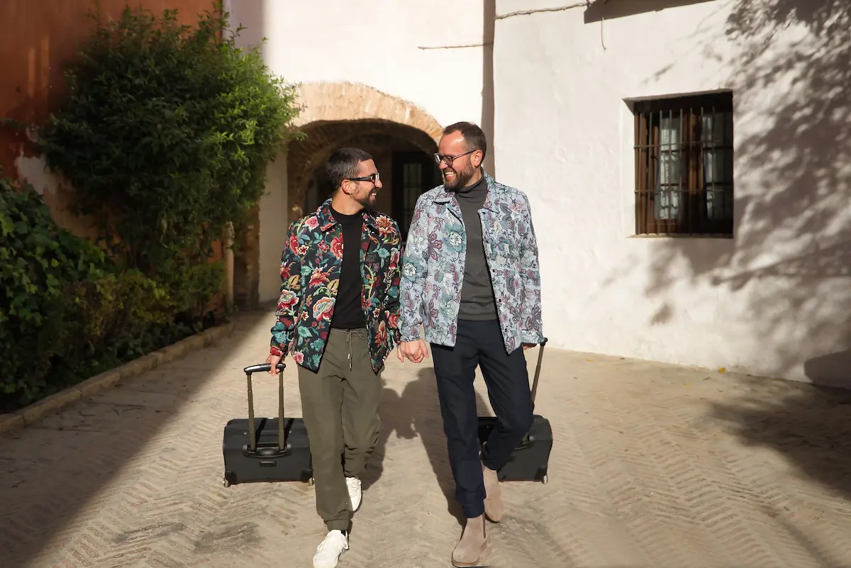 Couple on vacation - LGBTQIA+ Couple on vacation - LGBTQIA+