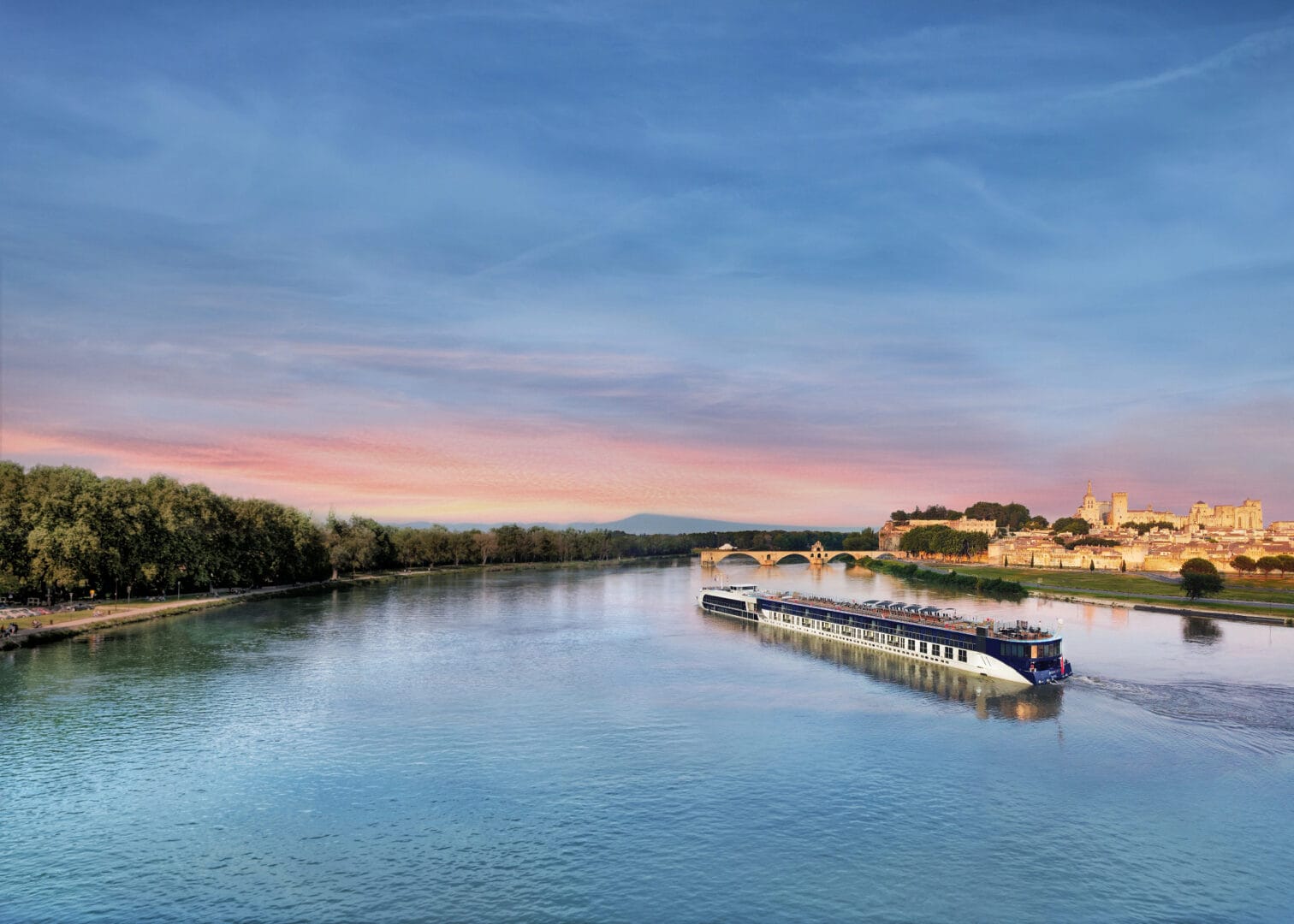 AmaWaterways ship on river