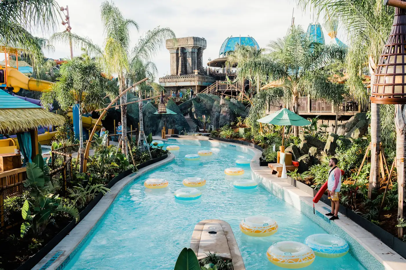 Universal's Volcano Bay Lasy River Attraction