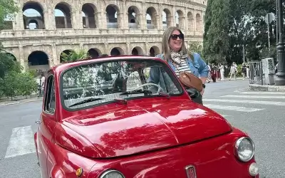 The Most Charming Way to Explore the Eternal City: Seeing Rome in a Vintage Fiat