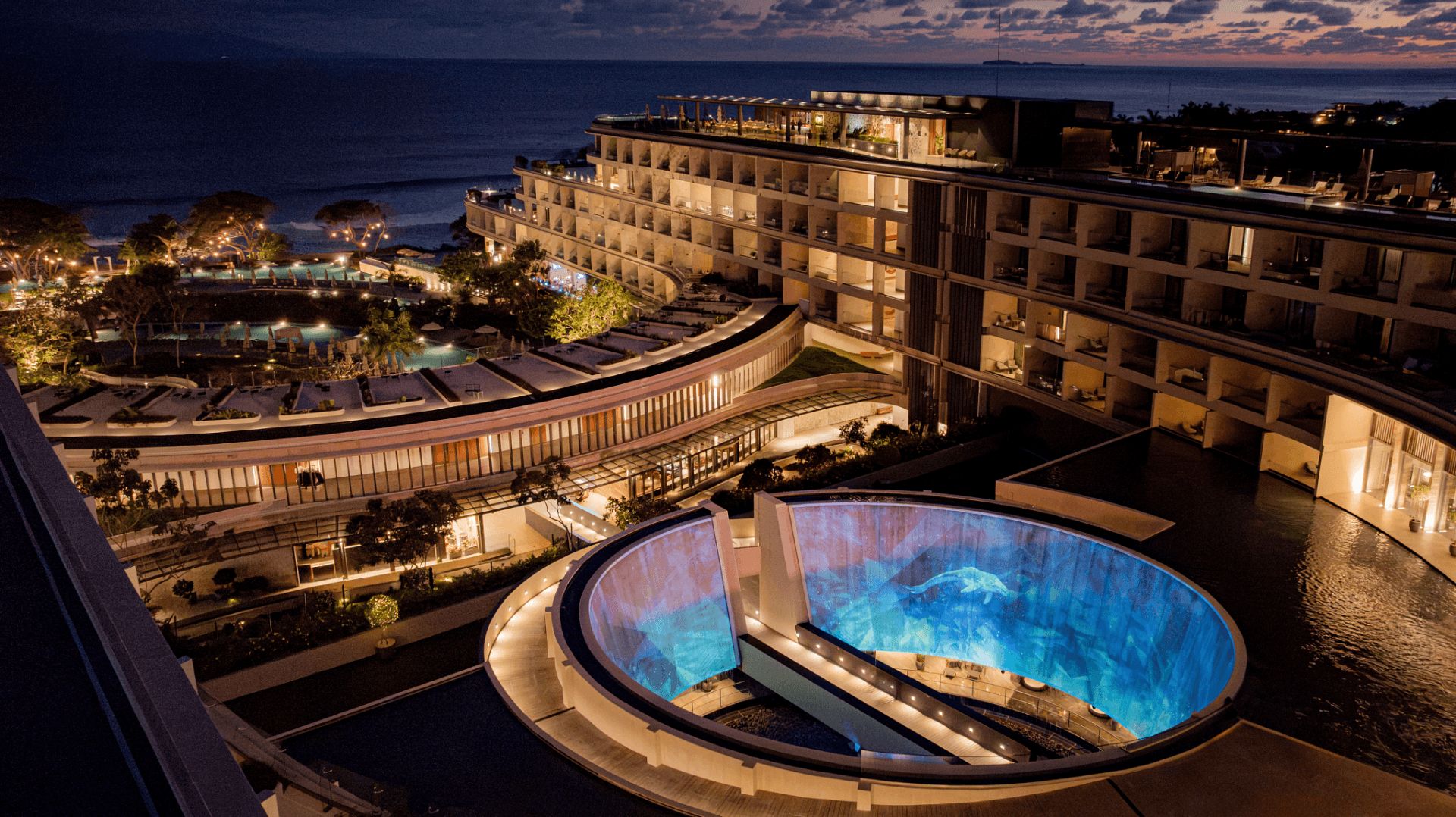 Secrets Resort at night